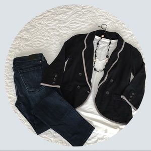 Banana Republic Factory Boucle Knit Blazer Jacket